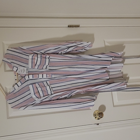 Blush half button up 3/4 sleeve top - Picture 3 of 3